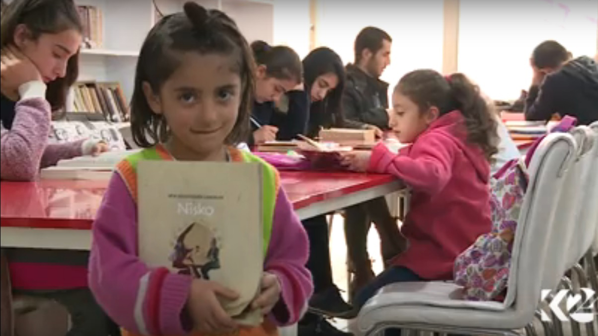 Bismil'deki El Cizîrî Kütüphanesi okurlarini bekliyor